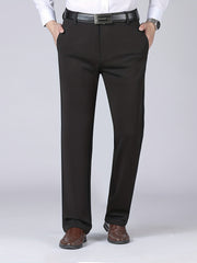 Men's Classic Solid Dress Pants for Business - Spring Summer