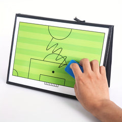 Magnetic Coach Board w/ Pen Soccer Clipboard Zipper Football Tactical Board
