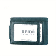 Leather Card Holder Casual Large Capacity Card Holder