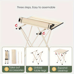 Outdoor Folding Table And Chair Set Portable Camping Furniture