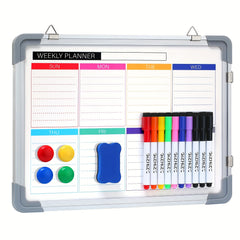 Weekly Dry Erase Board 40 64X30 48 Cm Double Sided Calendar Whiteboard