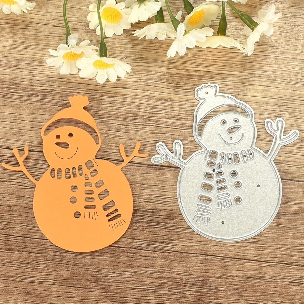 Christmas Snowman Metal Cutting Die For DIY Embossing