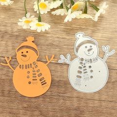Christmas Snowman Metal Cutting Die For DIY Embossing