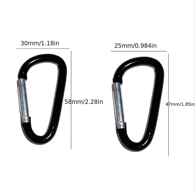 D Carabiner Aluminum Alloy Buckle for Outdoor Climbing