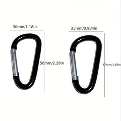 D Carabiner Aluminum Alloy Buckle for Outdoor Climbing