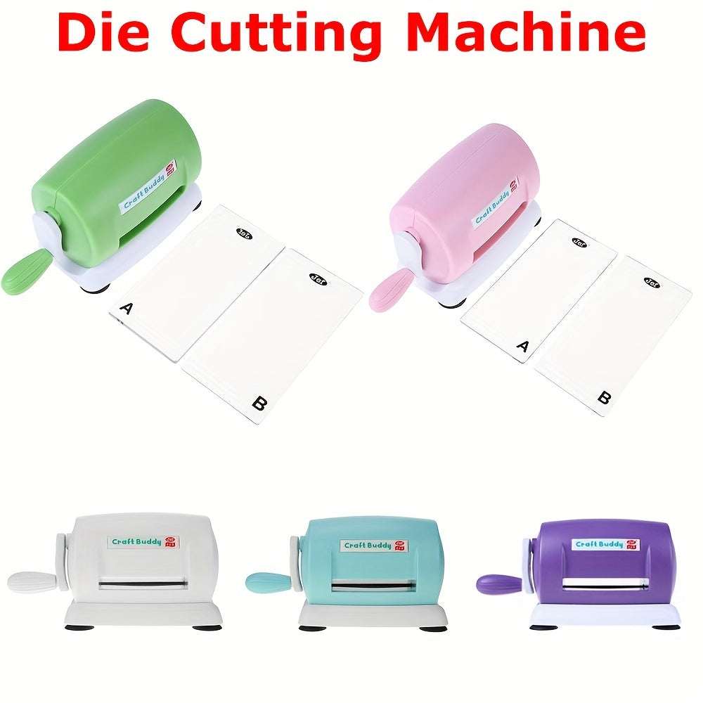 Portable 5 Colors Craft Buddy Mini Die Cutting Machine With Pads