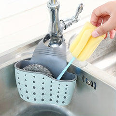 Saddle Type Sink Sponge Storage Drain Rack Hanging Bag
