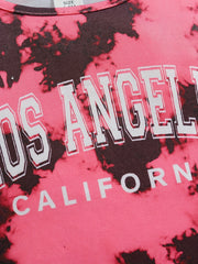 Baby Boys Tie Dye Letter Print T Shirt