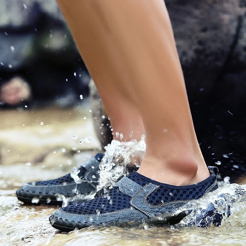 Men's Mesh Loafers Slip On Driving Shoes