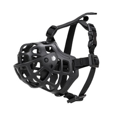 Adjustable Breathable Basket Dog Muzzle Prevents Biting Chewing