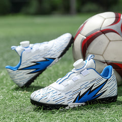 Boy's Turf Football Boots With Rotating Buckle