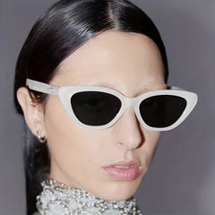 Y2K Cat Eye Sunglasses Retro Punk Star UV400 Sun Shades