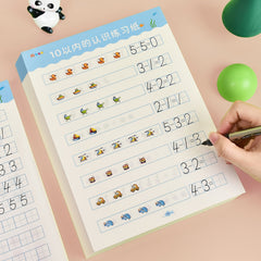 Handwriting & Math Practice Workbook Set 1-20 for Kids