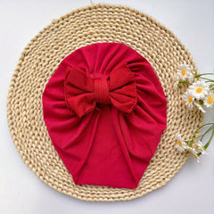 Soft Bowknot Turban for Baby Girls