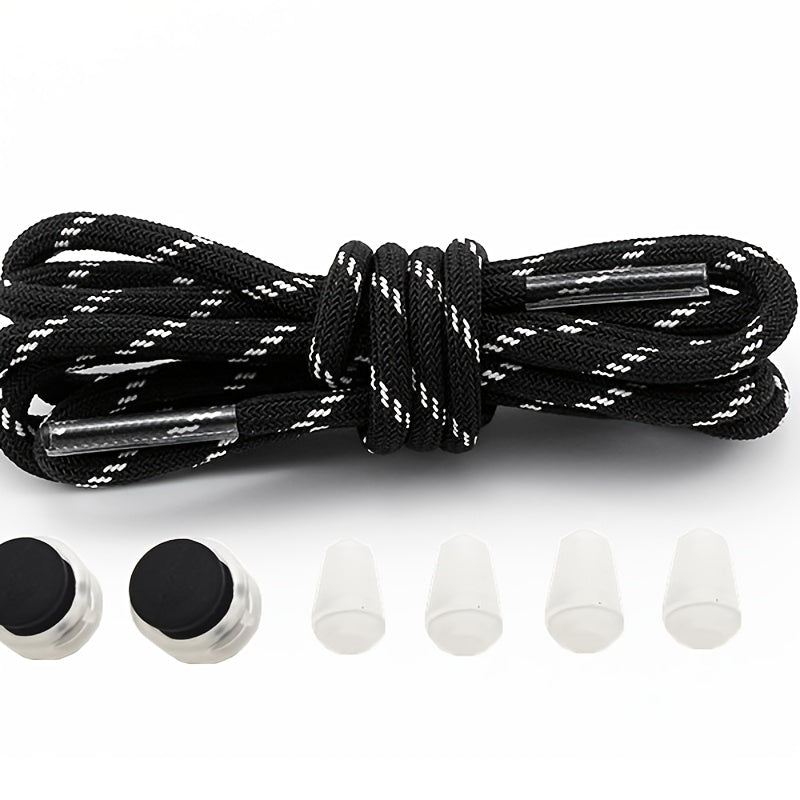 No Tie Shoelaces Elastic Strong Lock Laces One Size Fits All Adults Kids