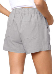 Women's Casual Loose Summer Elastic Waist Shorts