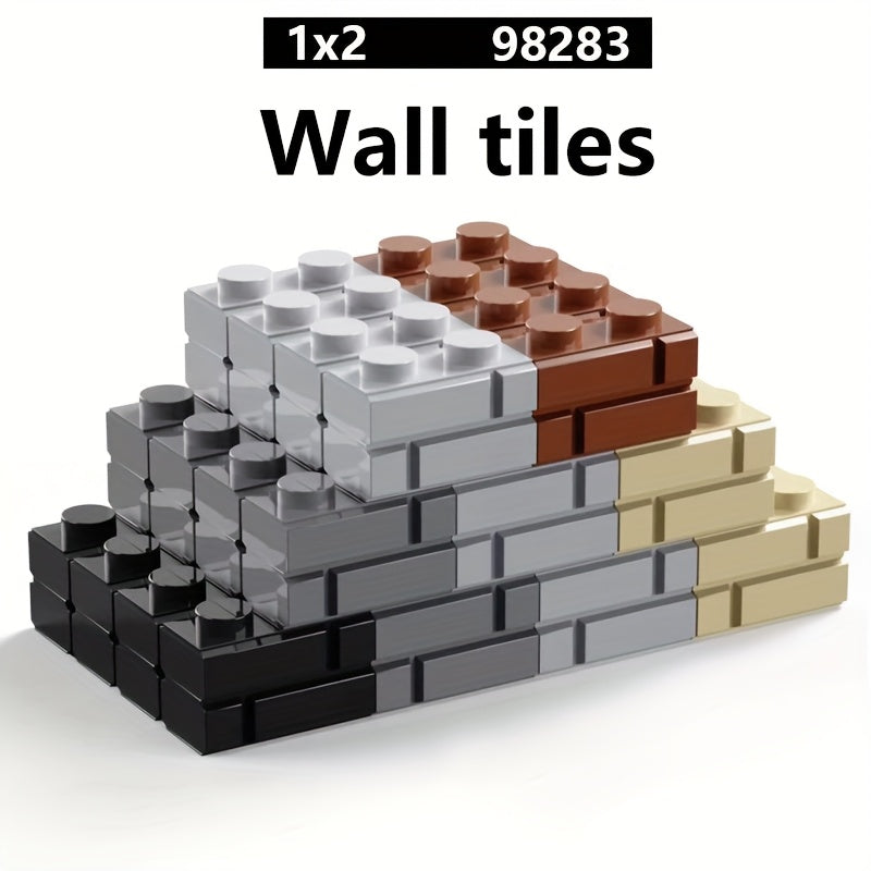 120pc 1x2 Wall Brick Building Blocks Military Fence