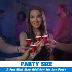 200-Pack Mini Plastic Cups, 5.08 cm Disposable Party Cups