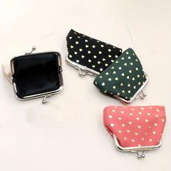 Cartoon Heart Pattern Coin Purse Bag Key Bag Money Bags