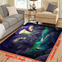 Mushroom Wonderland Door Mat Indoor Mat Non-slip Floor Rug Room Decoration