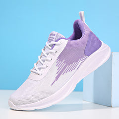 Breathable Mesh Lace Up Running Shoes Casual Women's Footwear