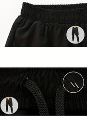Men's 2 In 1 Running Shorts Quick Dry Athletic Shorts With Liner Leggings