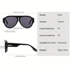 Round Aviator Sunglasses Gradient Lens Vintage Hollow Temple UV400