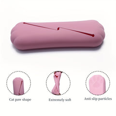 Portable Silicone Makeup Brush Storage Bag for Travel and Daily Use