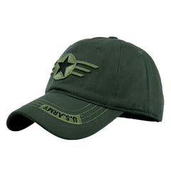 Army Embroidery Baseball Cap Tactical Sunscreen Sports Hat