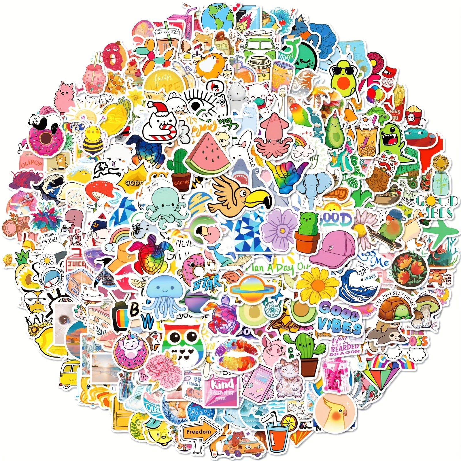 Waterproof VSCO Stickers for Teens & Kids