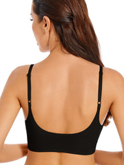 High Support Full Coverage Bra Back Buckle Comfortable Women's Lingerie