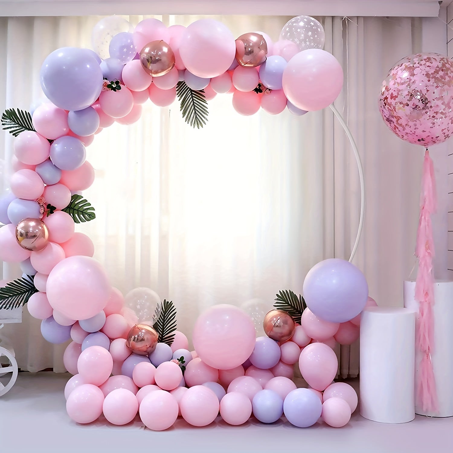 Round Balloon Arch Kit 149cm - Wedding Birthday Party Decor
