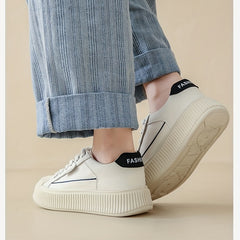Chunky Sneakers Lace Up Non Slip Casual Walking Shoes