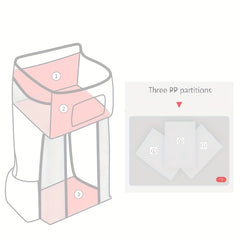 Baby Bedside Hanging Bag Diaper Clothes Organizer Storage Bag
