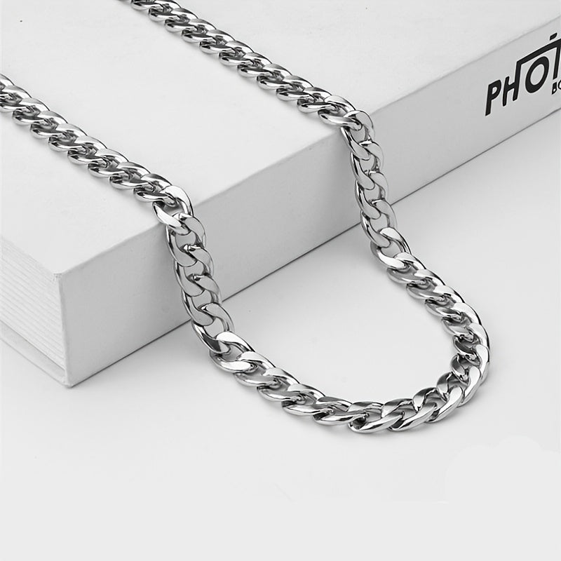 Boys Stainless Steel Hip Hop Chain Necklace for Party