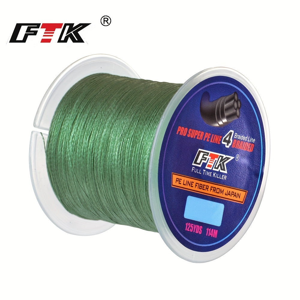 114M 4 Strands Braided Fishing Line Durable Fishing Gear