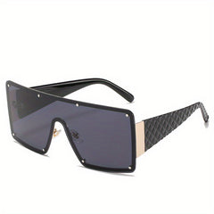 Square Oversized Frame Sunglasses Women Shield Glasses UV400 Protection