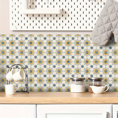 6pcs Nordic Style Adhesive Stair Stickers Home Decoration Waterproof Tile Sticke