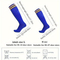 Football Socks With Shin Guard Set Thickened Soccer Socks Calf Protector