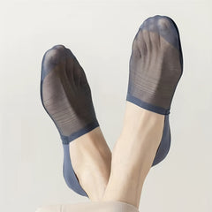 Men's Thin Mesh Non-Slip No Show Socks