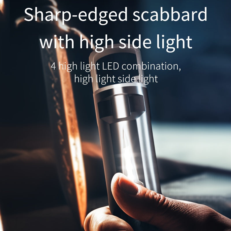 Portable LED Rechargeable Flashlight Camping Light Waterproof Torch