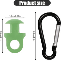 4Pcs Beach Bag Inserts Hooks Accessories Charm Cup Holder Key Holder