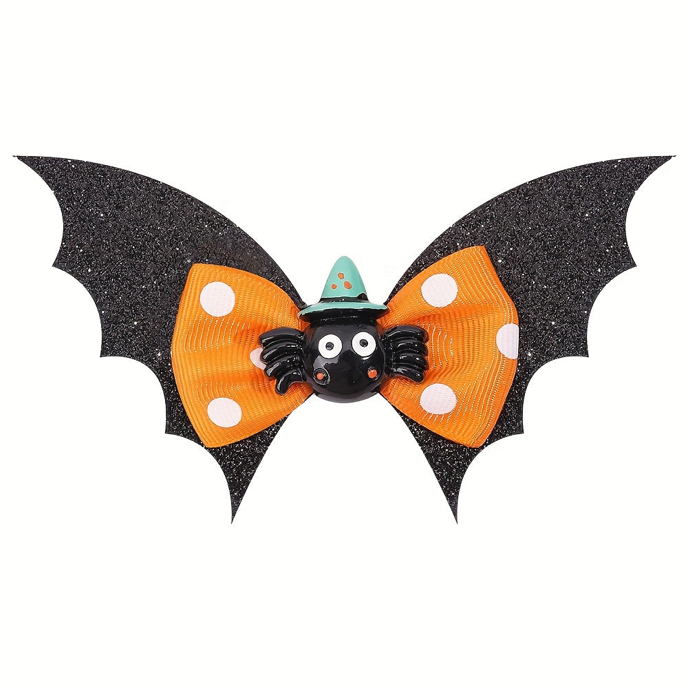 Halloween Double Bat Wing Hair Clip