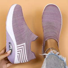 Women's Air Cushioned Slip on Walking Shoes