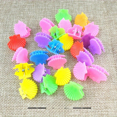 100pcs Plastic Butterfly Hair Clips for Kids