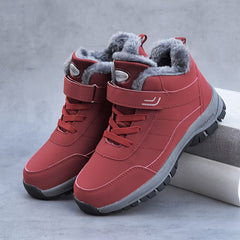 Non Slip Hiking Shoes Wear Resistant Shockproof Warm Camping Shoes