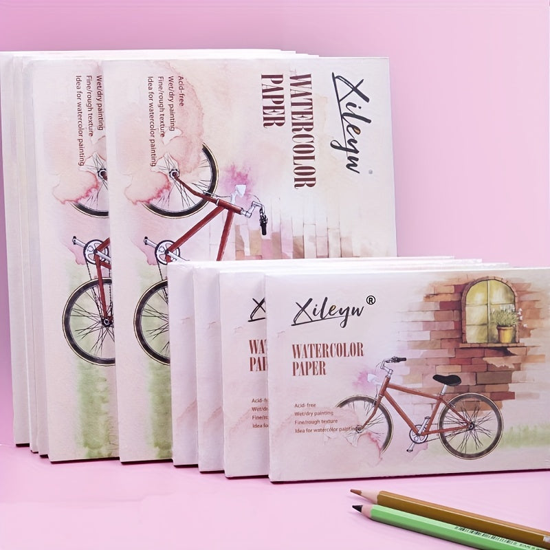 Watercolor Sketchbook Paper Drawing Painting Pencil Book School Supplies