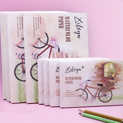 Watercolor Sketchbook Paper Drawing Painting Pencil Book School Supplies