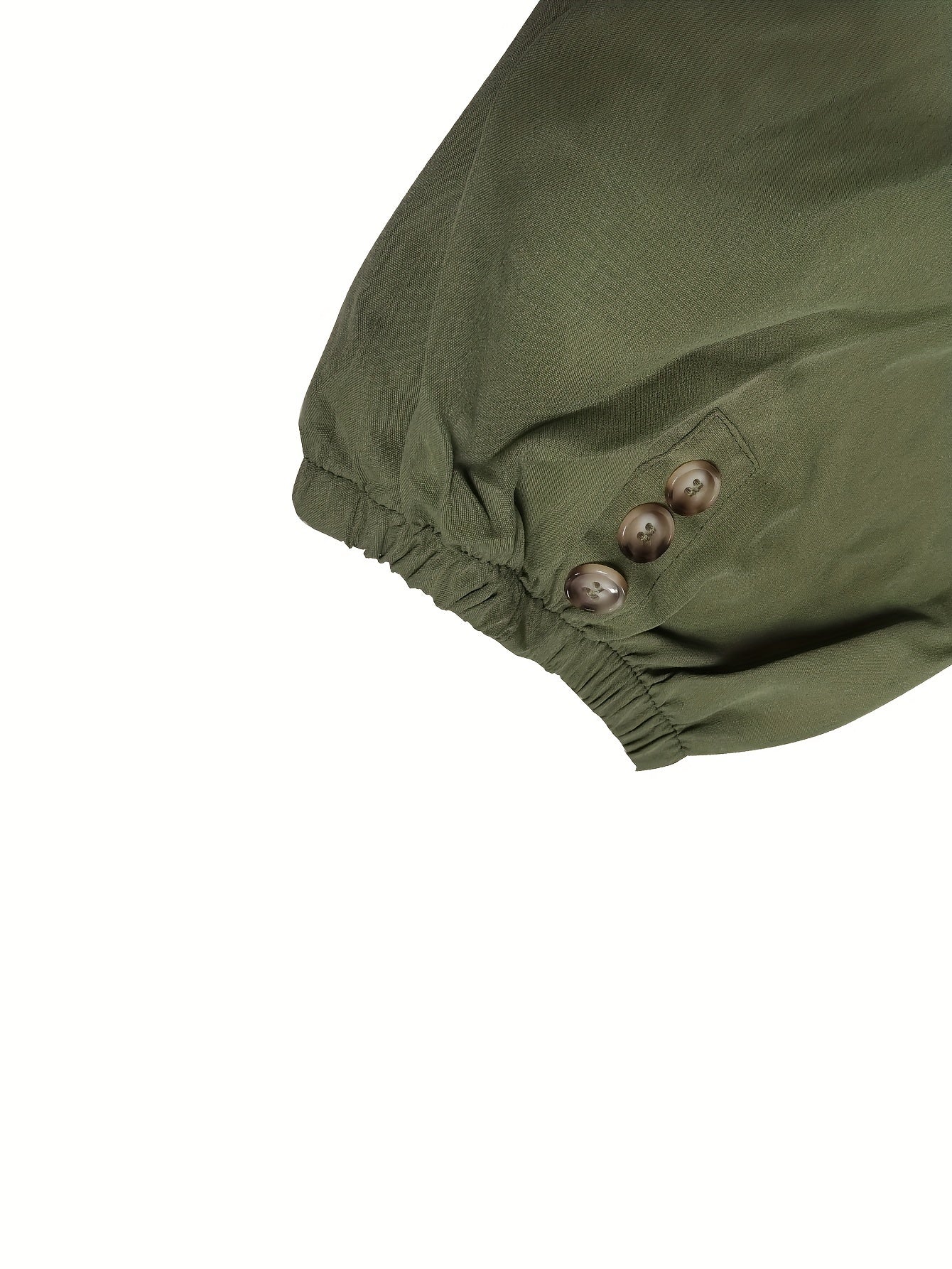 Solid High Rise Crop Joggers With Pockets