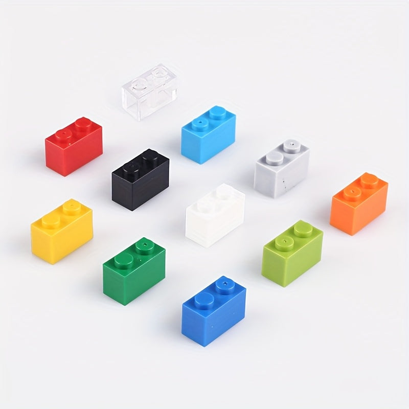 58pcs 1x2 Thick Bricks for DIY Building Toys - Christmas Scene Construction